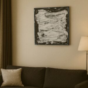 Svart-hvítt kaótískt verk